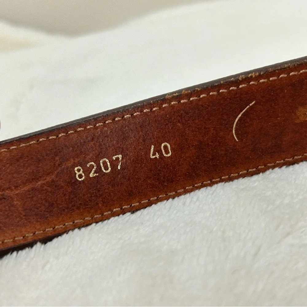 Buffalo Brown Leather Belt 46‎